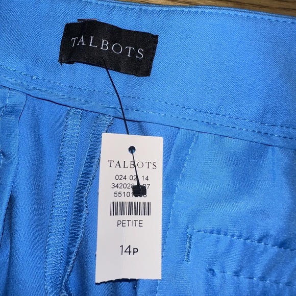 Talbots Bright Blue Ankle Pants - Picture 5 of 12